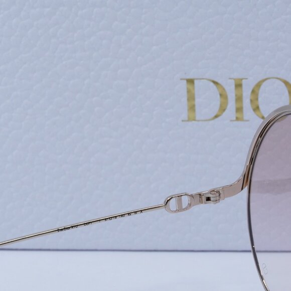Dior EVERDIOR R1U D0F1 Round Sunglasses – Gold - Picture 7 of 9